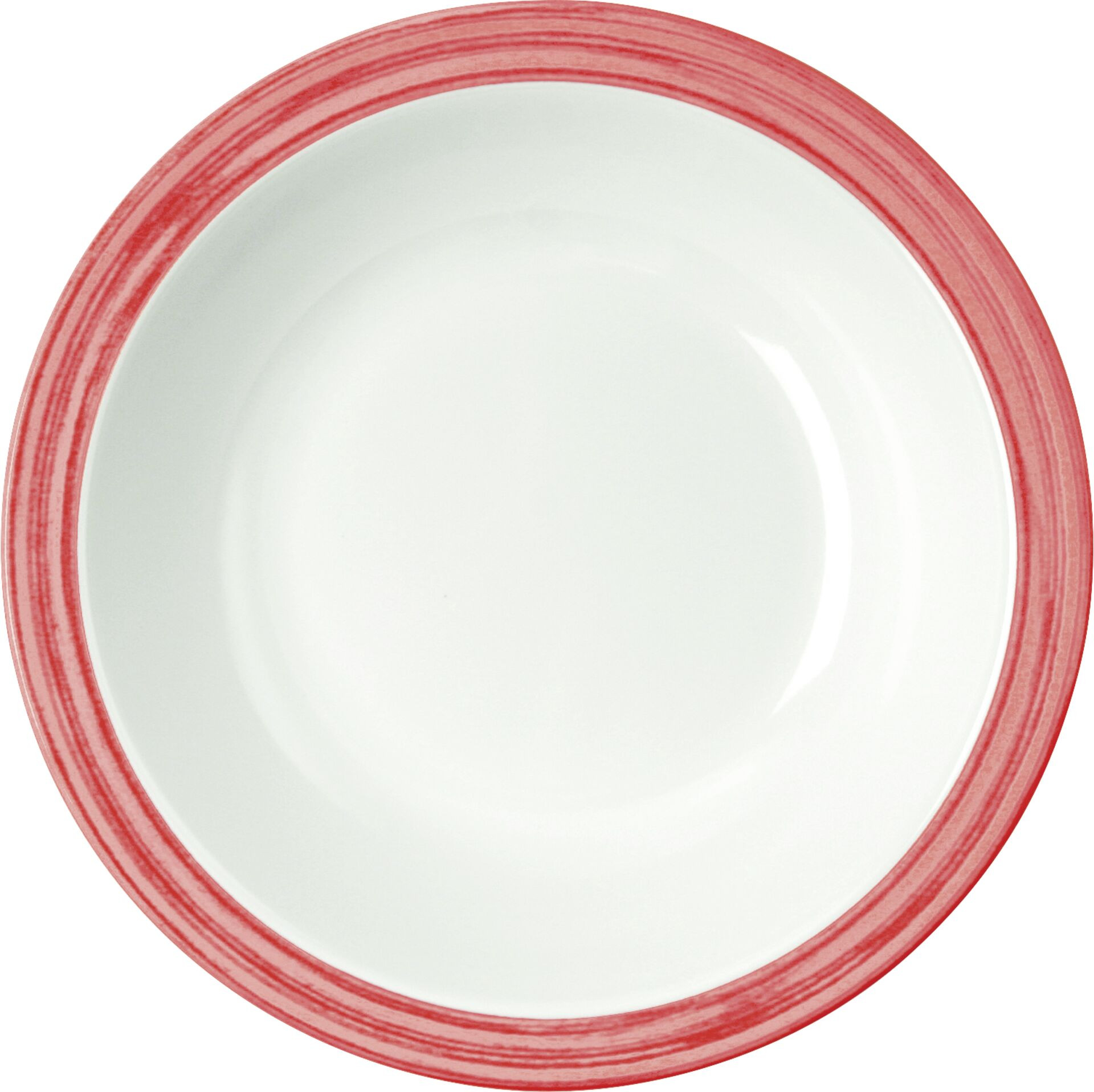 Teller tief "Colour" Ø20,5cm 600ml Melamin  cherry-rot